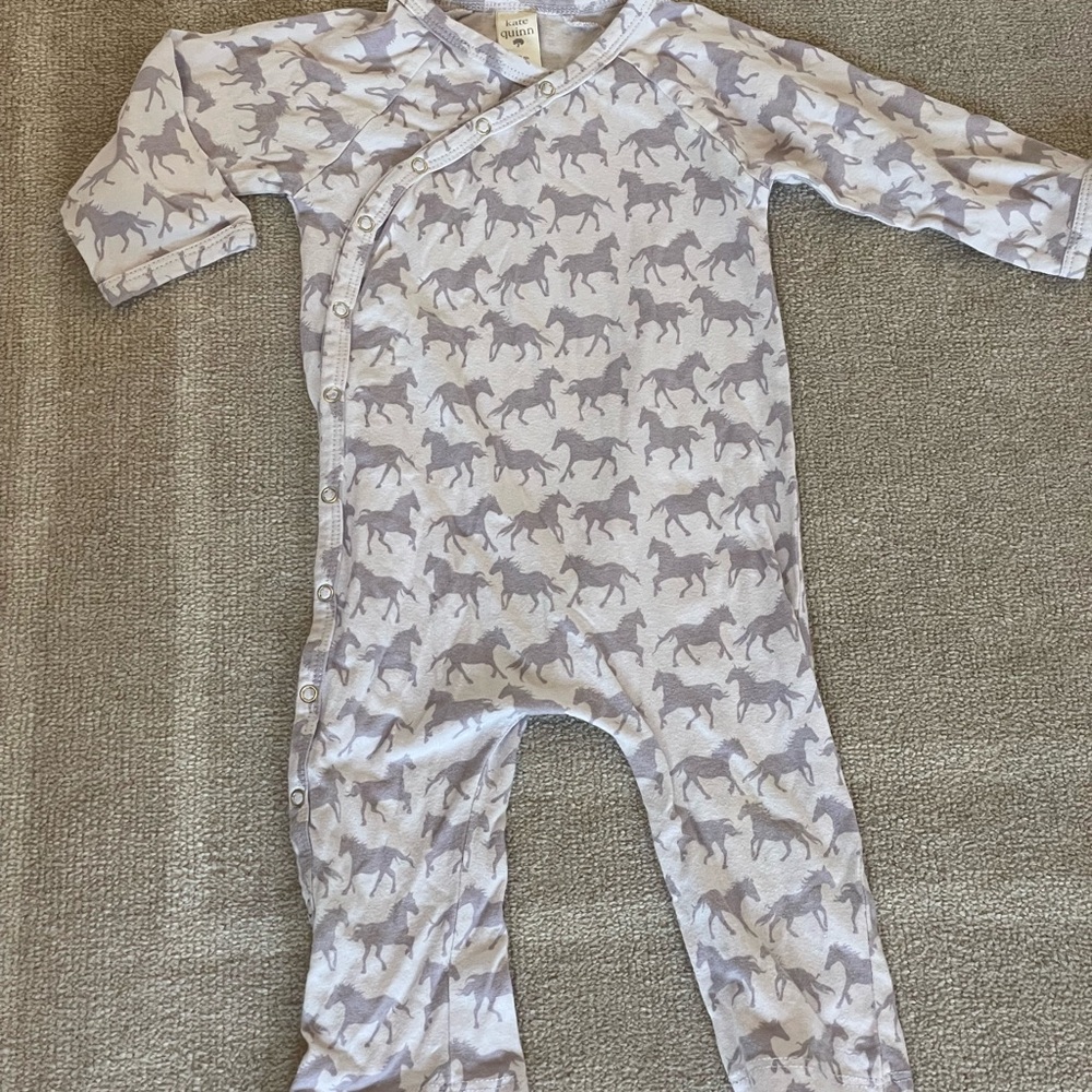 Kate Quinn Purple Horse Print One Piece